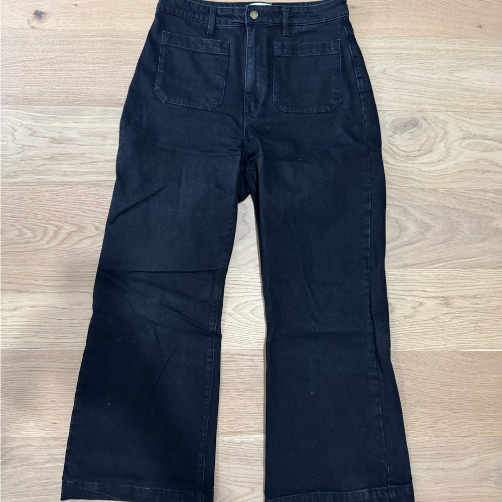Rolla’s Black Wide-Leg Women’s Jeans